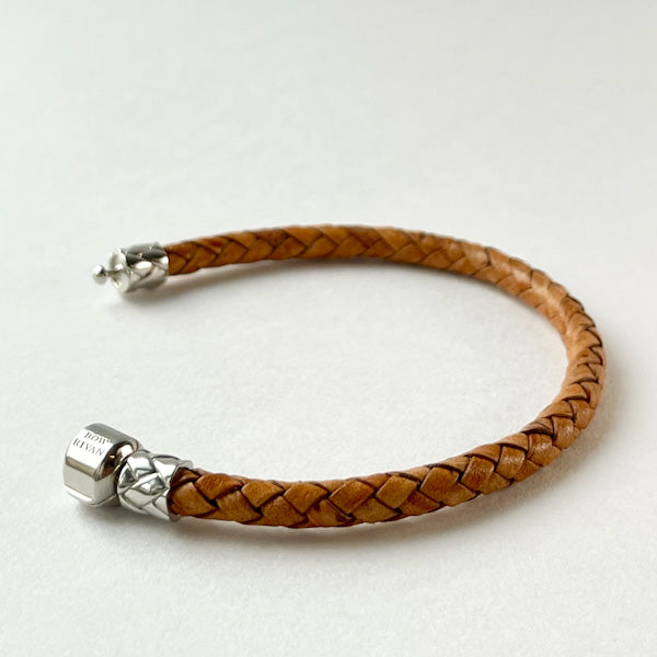 ブラックレザー/ブレスレット