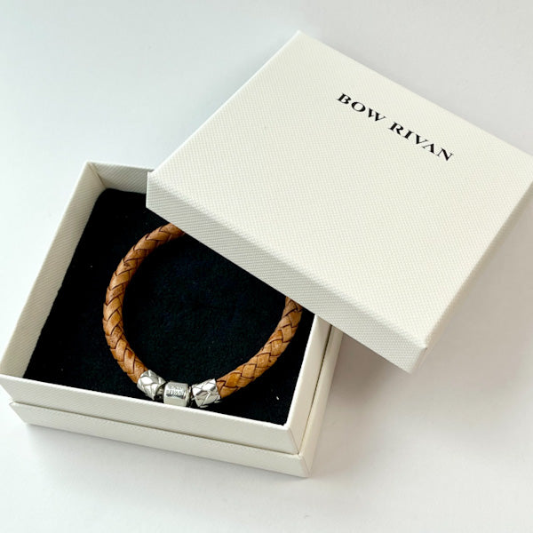 ブラックレザー/ブレスレット