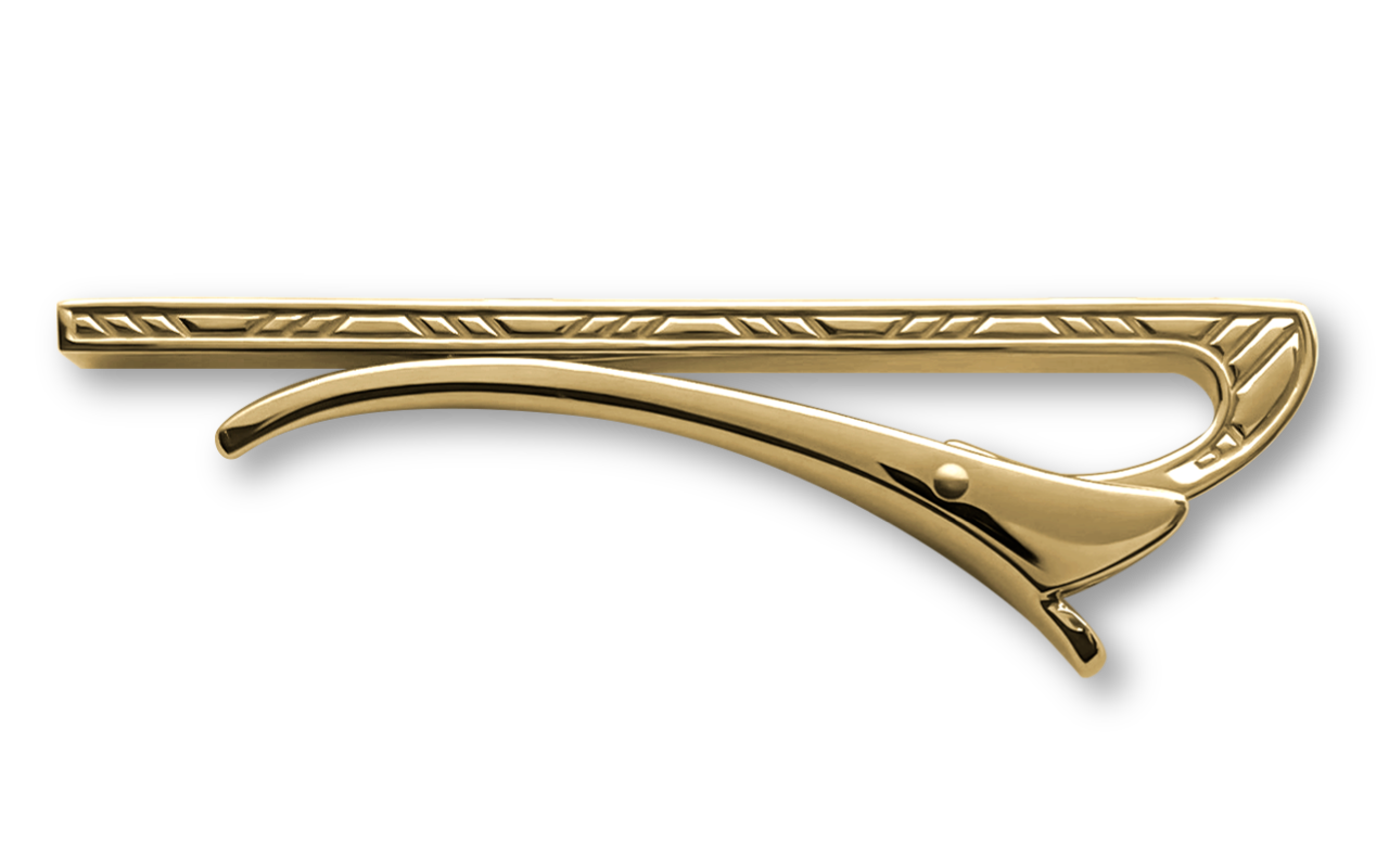 ゴールドネクタイピン/幾何学