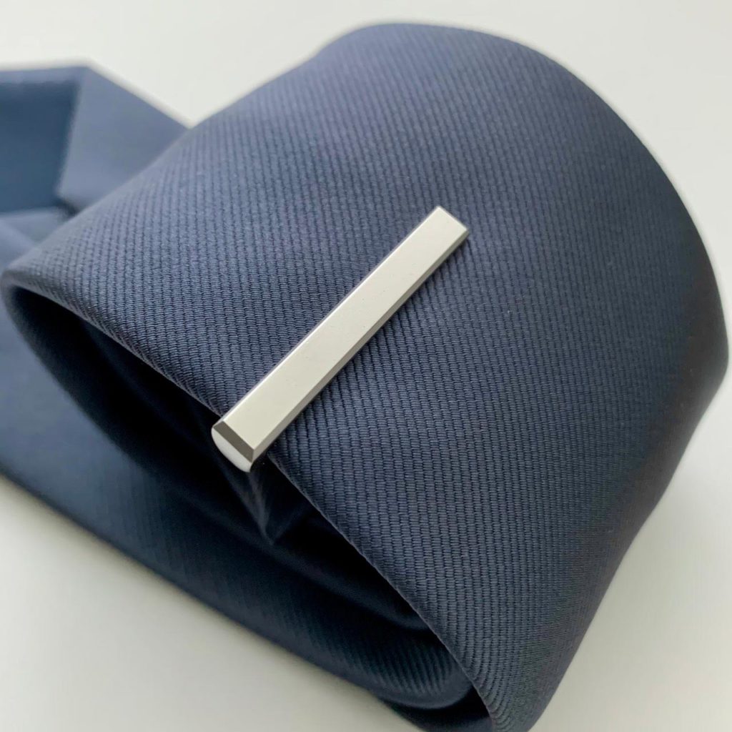 シルバーネクタイピン/ナロータイ用