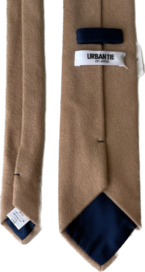 サスティナブルネクタイ カシミヤ ベージュ
