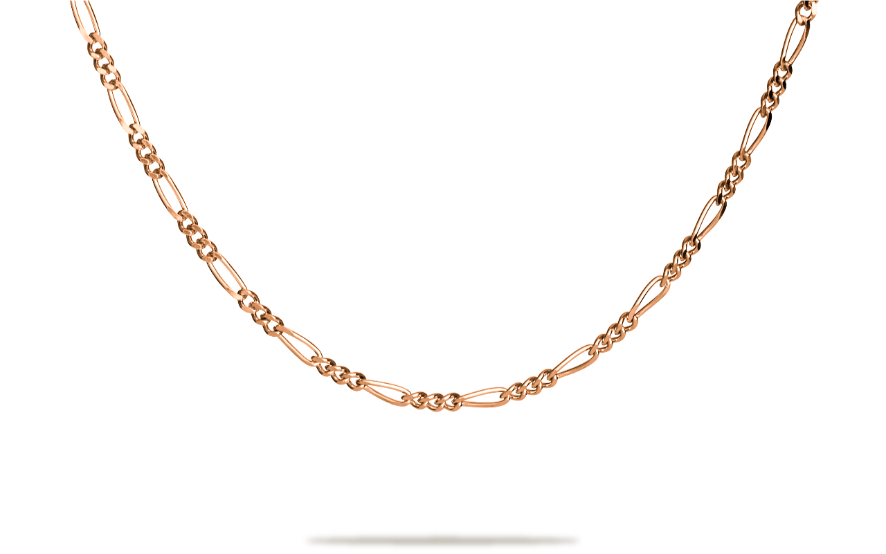 SKIPネックレスTHIN／ブロンズゴールド