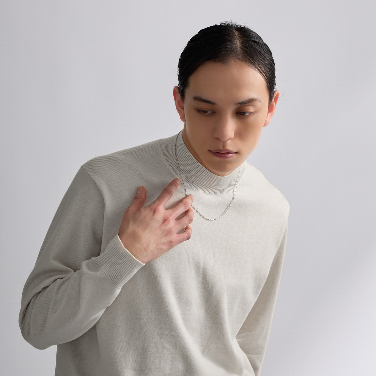 SKIPネックレスTHIN／シルバー