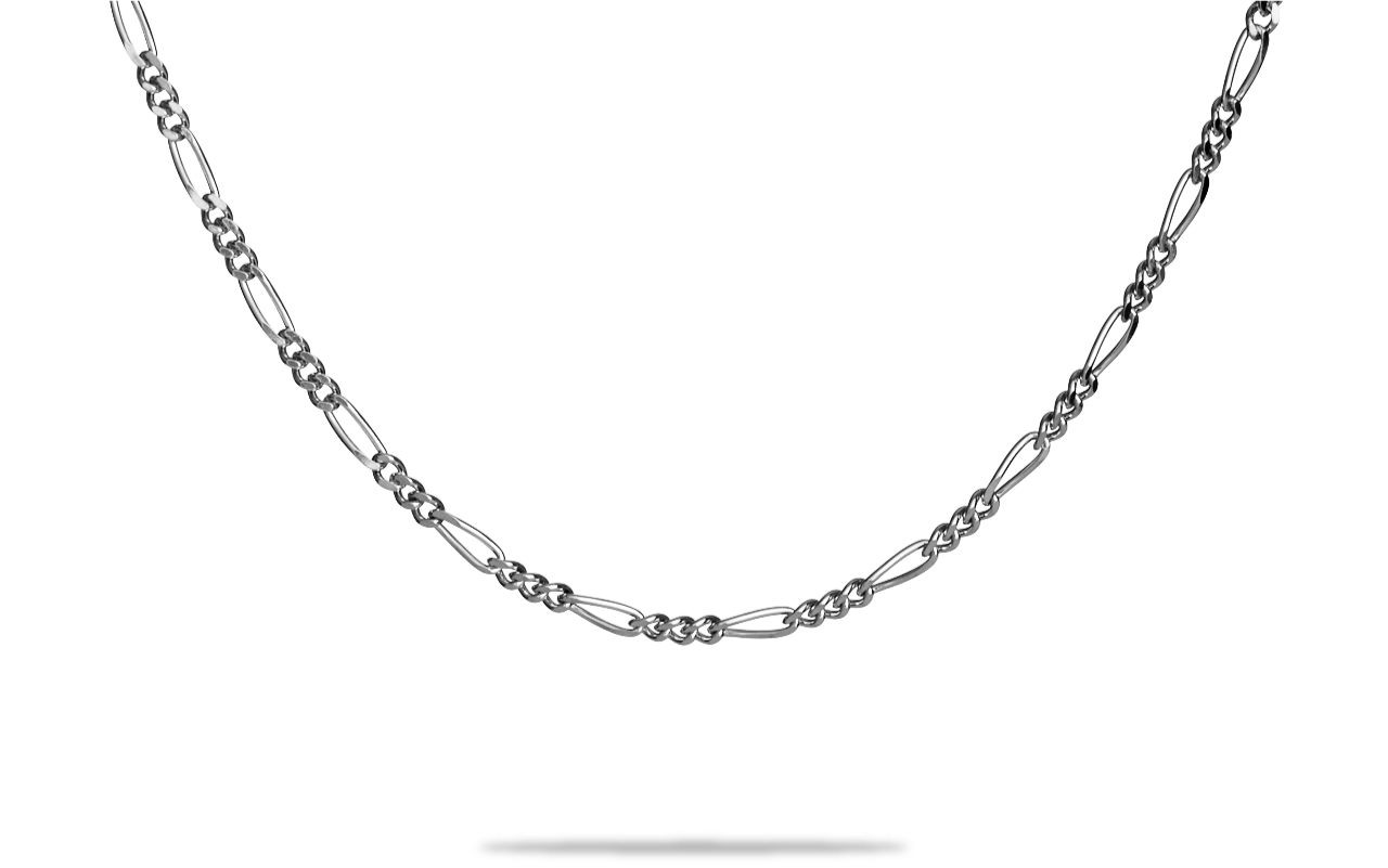 SKIPネックレスTHIN／シルバー