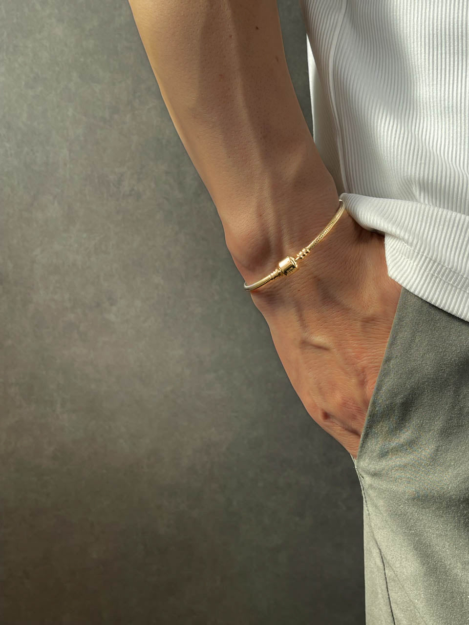 メタルブレスレット ／ゴールド