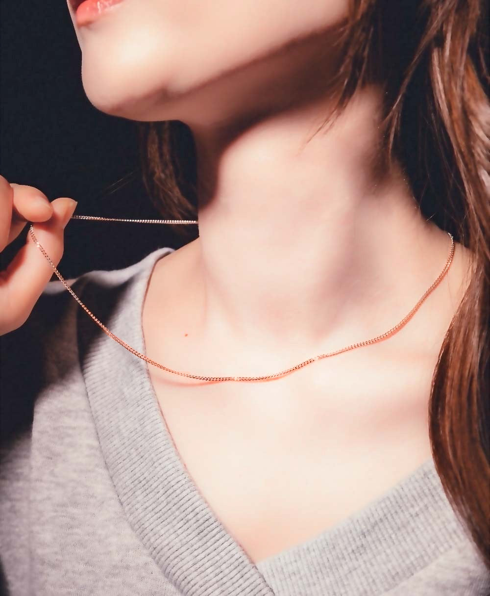 KIHEIネックレスTHIN／ブロンズゴールド