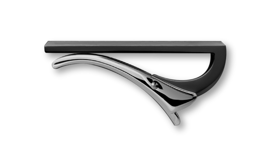 マットブラックネクタイピン／ナロータイ用